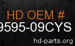hd 59595-09CYS genuine part number