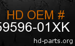 hd 59596-01XK genuine part number