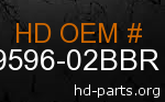 hd 59596-02BBR genuine part number