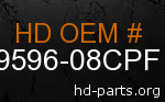 hd 59596-08CPF genuine part number
