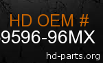 hd 59596-96MX genuine part number
