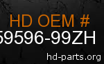 hd 59596-99ZH genuine part number