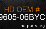 hd 59605-06BYC genuine part number