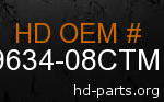 hd 59634-08CTM genuine part number