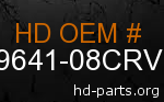 hd 59641-08CRV genuine part number