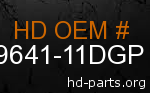 hd 59641-11DGP genuine part number