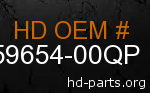 hd 59654-00QP genuine part number