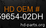 hd 59654-02DH genuine part number