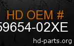 hd 59654-02XE genuine part number