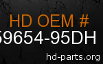 hd 59654-95DH genuine part number