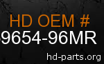 hd 59654-96MR genuine part number