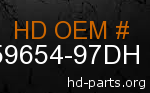 hd 59654-97DH genuine part number