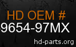 hd 59654-97MX genuine part number