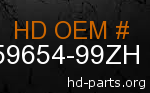 hd 59654-99ZH genuine part number