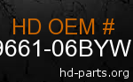 hd 59661-06BYW genuine part number