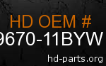 hd 59670-11BYW genuine part number