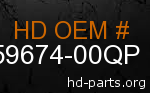 hd 59674-00QP genuine part number