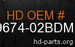 hd 59674-02BDM genuine part number