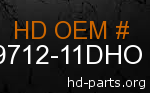 hd 59712-11DHO genuine part number