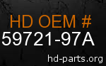 hd 59721-97A genuine part number
