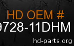 hd 59728-11DHM genuine part number