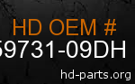 hd 59731-09DH genuine part number