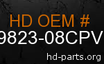 hd 59823-08CPV genuine part number