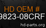 hd 59823-08CRF genuine part number