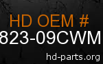 hd 59823-09CWM genuine part number