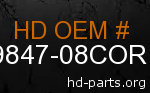 hd 59847-08COR genuine part number
