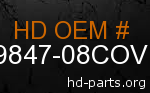 hd 59847-08COV genuine part number