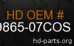 hd 59865-07COS genuine part number