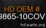 hd 59865-10COV genuine part number