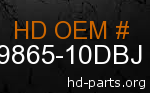 hd 59865-10DBJ genuine part number