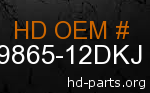 hd 59865-12DKJ genuine part number
