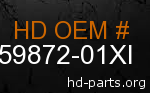 hd 59872-01XI genuine part number