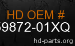 hd 59872-01XQ genuine part number