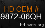 hd 59872-06QH genuine part number