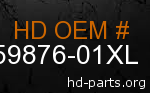 hd 59876-01XL genuine part number
