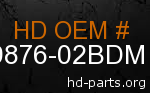 hd 59876-02BDM genuine part number
