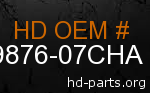 hd 59876-07CHA genuine part number