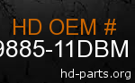 hd 59885-11DBM genuine part number