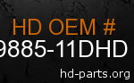 hd 59885-11DHD genuine part number