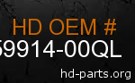 hd 59914-00QL genuine part number