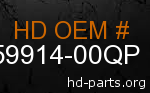 hd 59914-00QP genuine part number