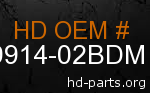 hd 59914-02BDM genuine part number