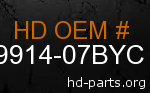 hd 59914-07BYC genuine part number