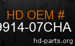 hd 59914-07CHA genuine part number