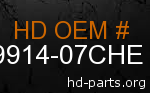 hd 59914-07CHE genuine part number