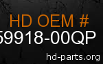 hd 59918-00QP genuine part number